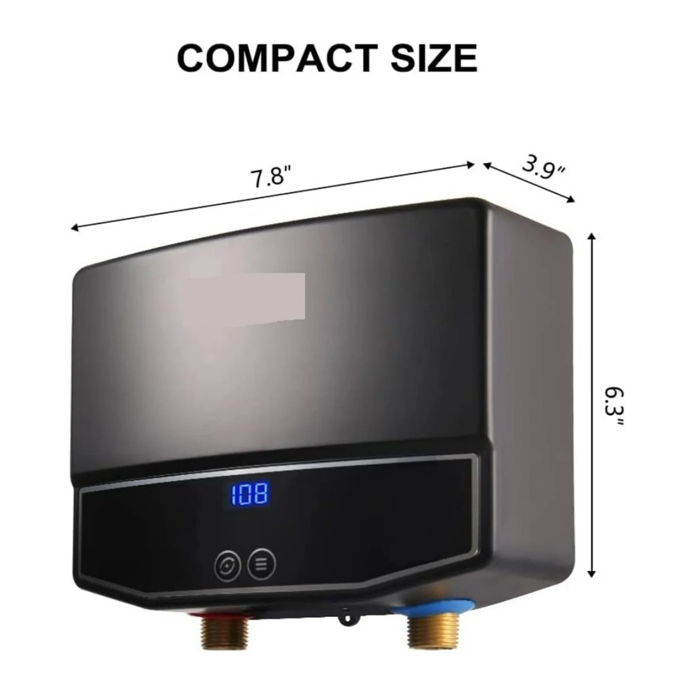 ADSER 3.5KW 120V Compact Tankless Instant Hot Water Heater - White - New OPened