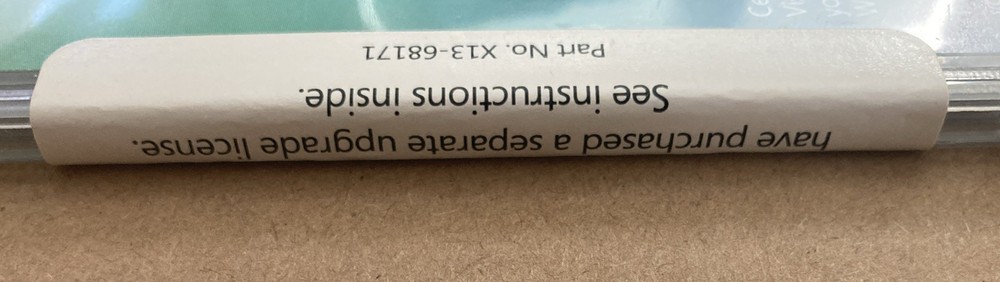 MICROSOFT WINDOWS VISTA EXPERIENCE ANYTIME UPGRADE DISC 32 BIT SOFTWARE NEW