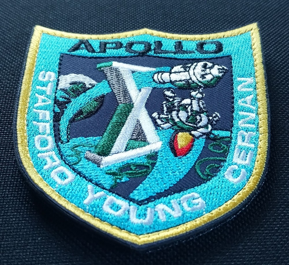 APOLLO 10 SPACE PROGRAM HOOK & LOOP NASA PATCH STAFFORD YOUNG CERNAN