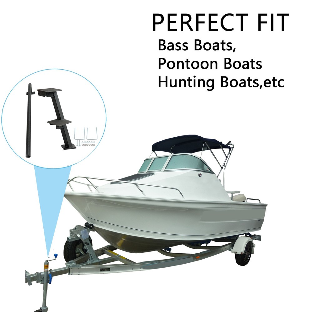 2 Step Dual Step bass Boat Trailer Steps #3