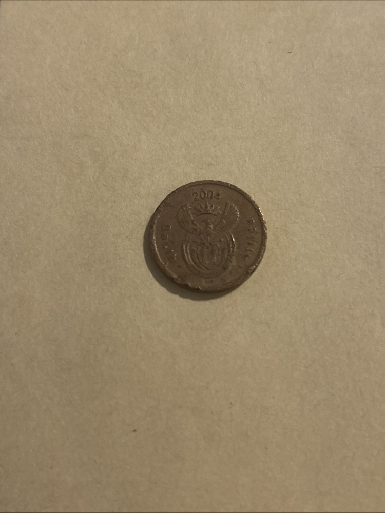 2004 South Africa 5C Rand Coin