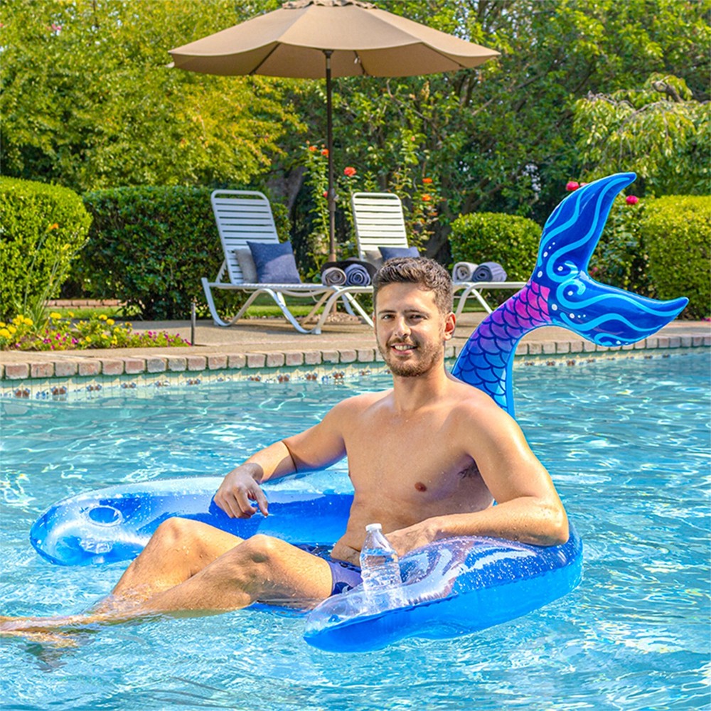 Poolmaster Mermaid Tail Sling Chair Swimming Pool Float - 85591