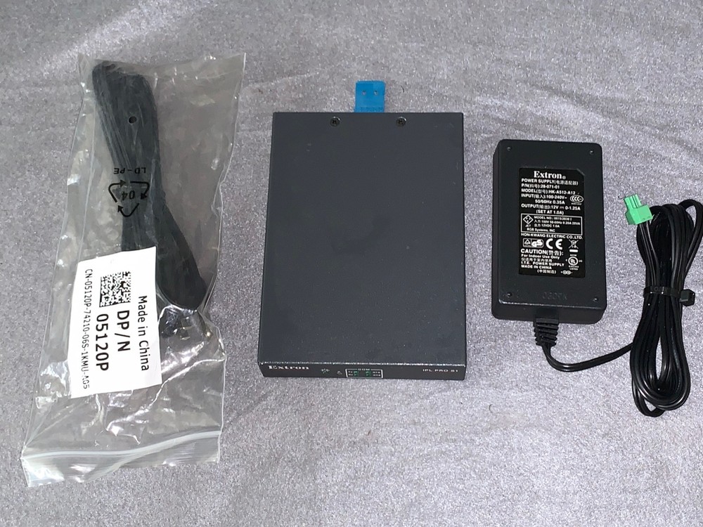 Extron IPL Pro S1 IP Link Pro Control Processor w/ OeM Power Adapter & Cord