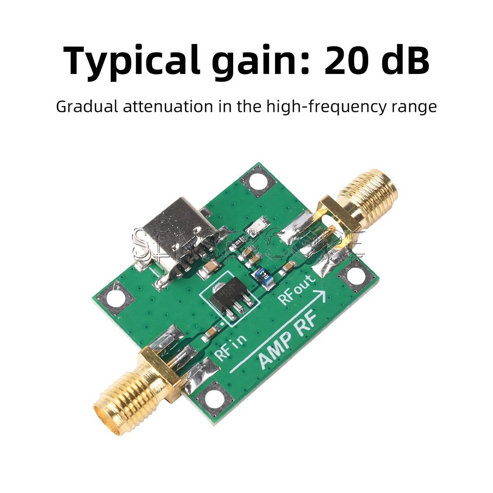 DC 5V SBB5089 Gain 20dB RF Module 5MHz~6GHz RF Power Amplifier Front-end module