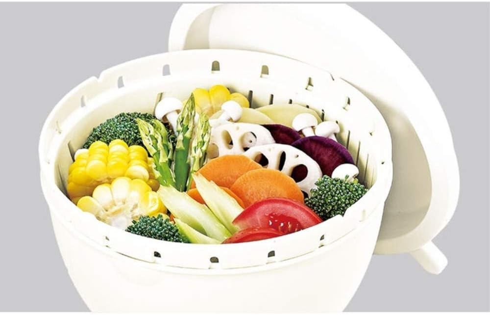 Easy Fruit Vegetable Salad Cutter Bowl,Multi-Function Kitchen Colander Strainer