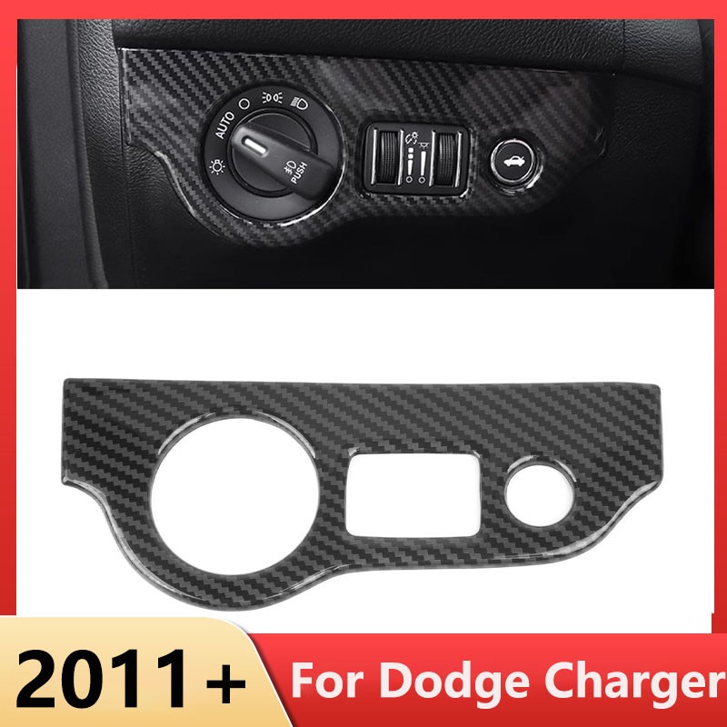 Suitable For Dodge Charger2011+Headlight Switch Panel Decorative StickerInterior