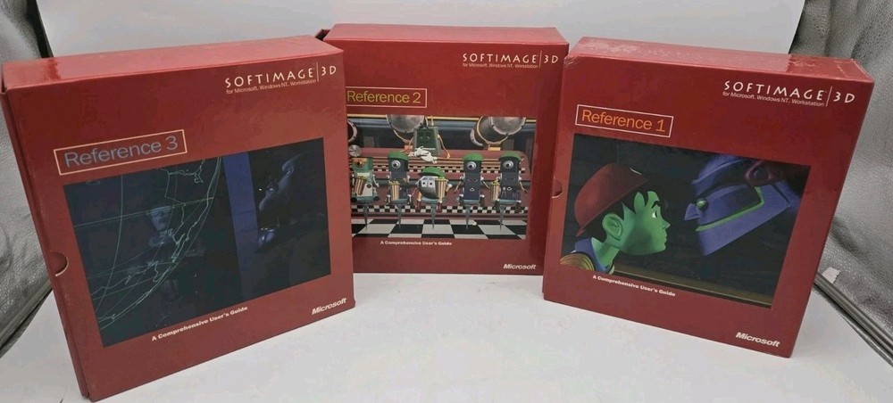 Vintage Softimage 3d Reference Manuals Windows Nt