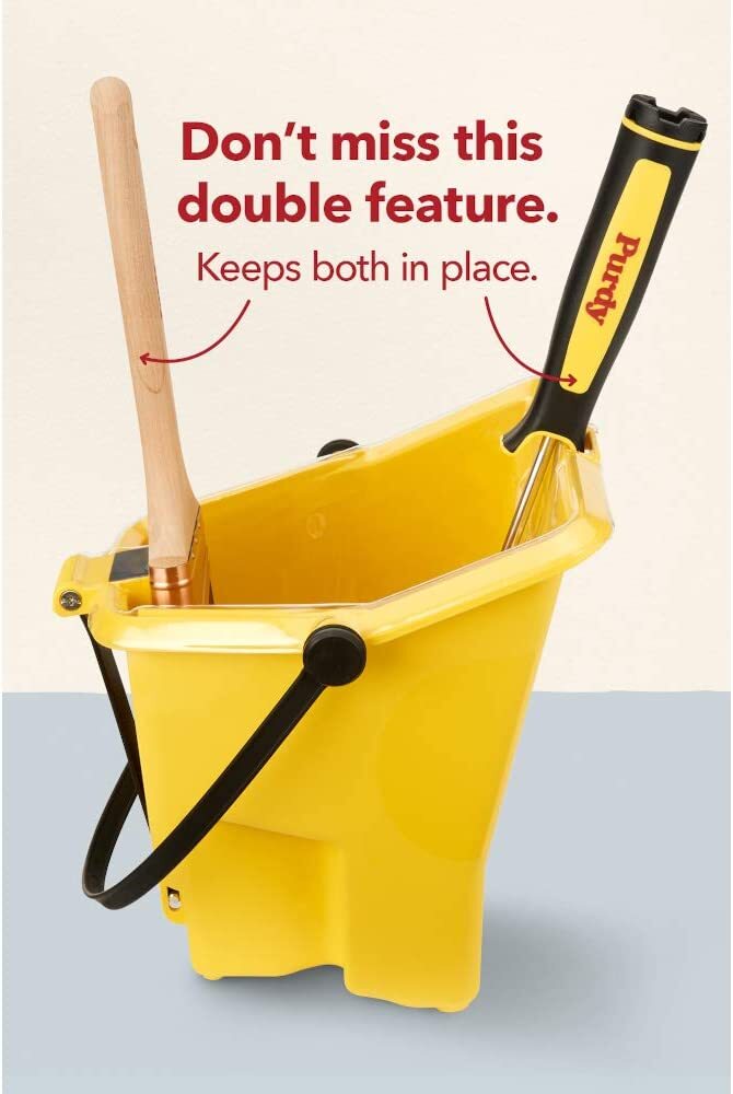 Purdy Painter's Pail Mini Roller Multi Grip Handle with Brush Magnet