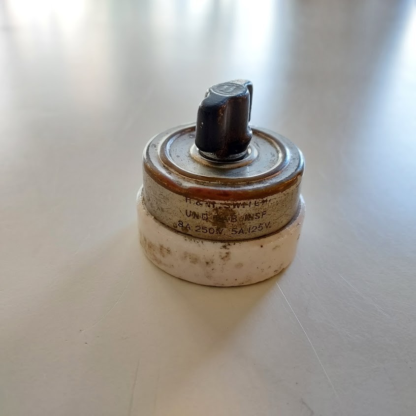 Antique Hart & Hegeman Rotary Switch