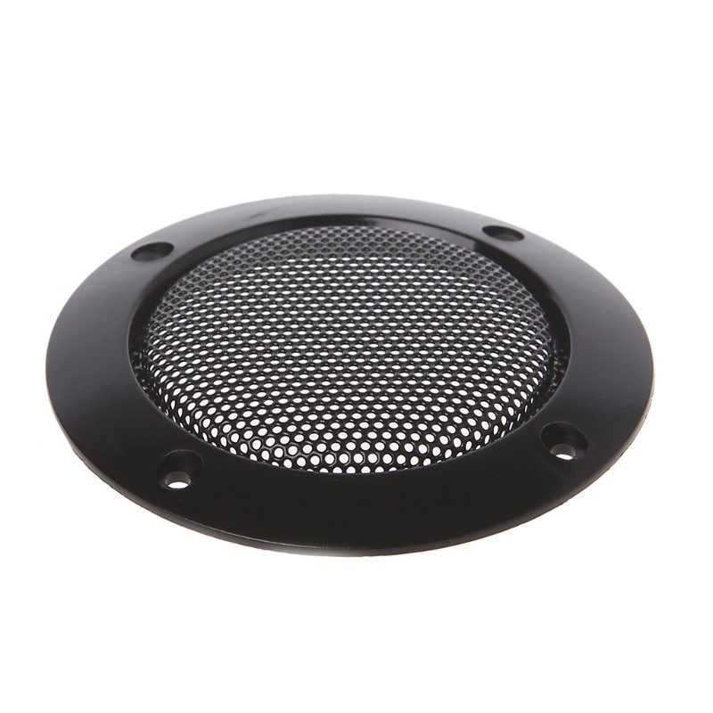 2pcs 2" Speaker Grill Mesh Decorative Circle Woofer Guard Protector Replacement