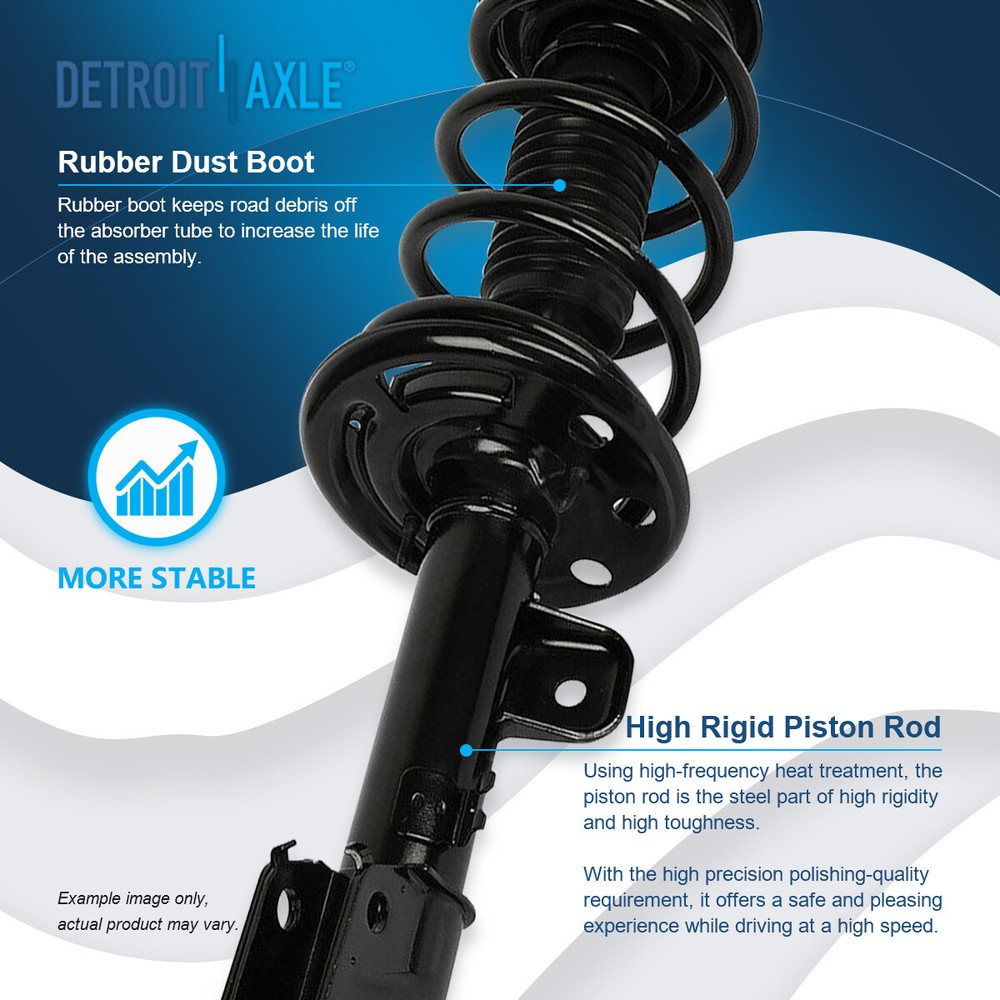 Pair Front Struts w/Coil Spring Assembly for 2013 2014 2015 - 2019 Ford Explorer