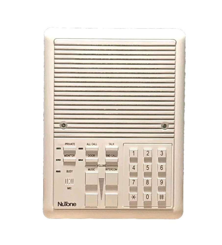 Replacement Face Plate for NuTone® IS515L (Biscuit) Indoor Remote Station