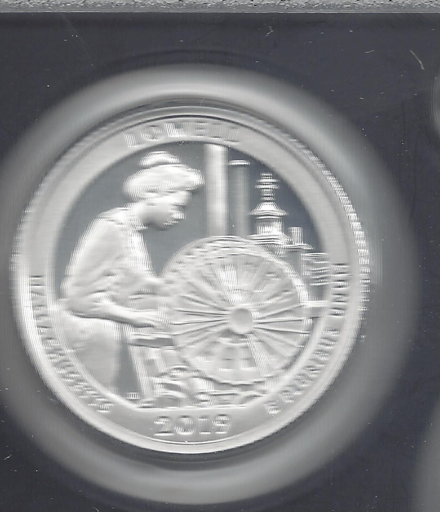 2019 S Silver Proof Lowell ATB Quarter - Silver