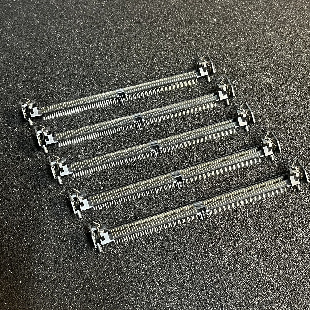 (5pcs) AMP 72 Pin EDO SIMM Memory Socket 40 Degree Angle NOS