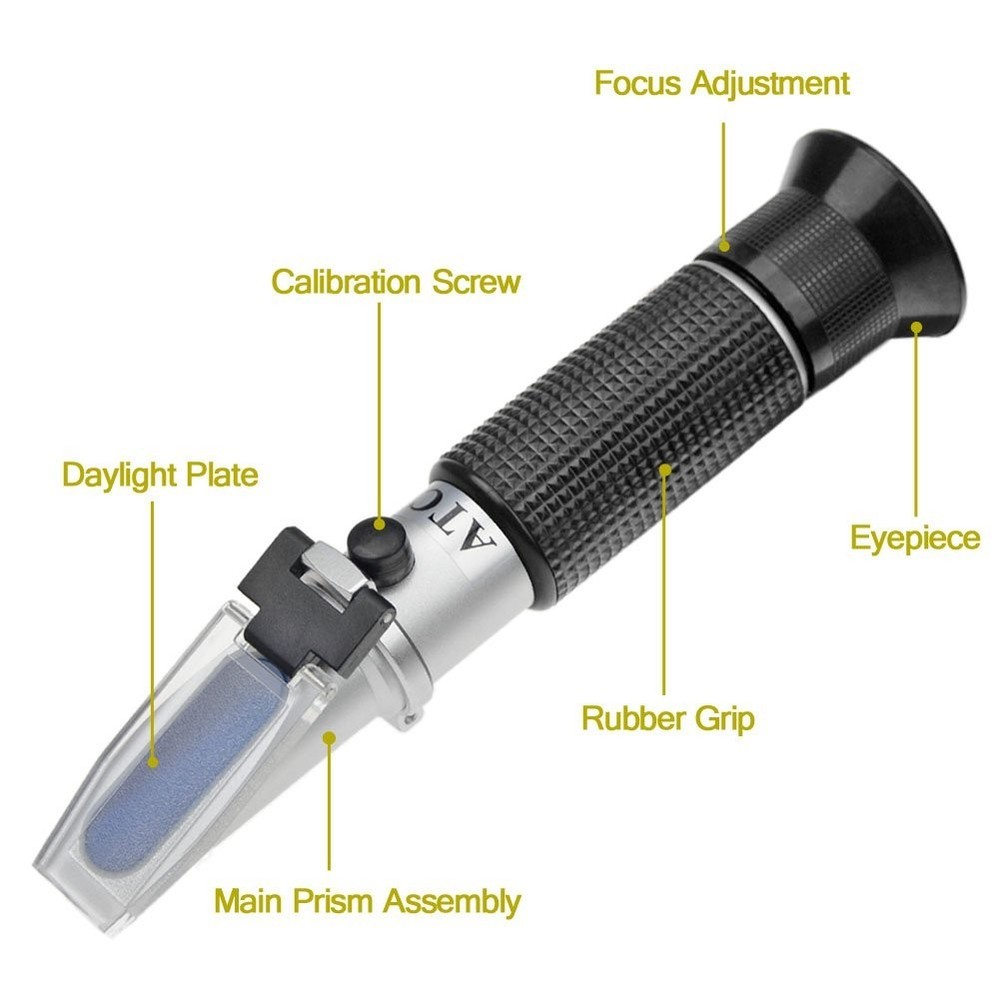 Ultimate Brix Refractometer with Automatic Temperature Compensation for Accuracy