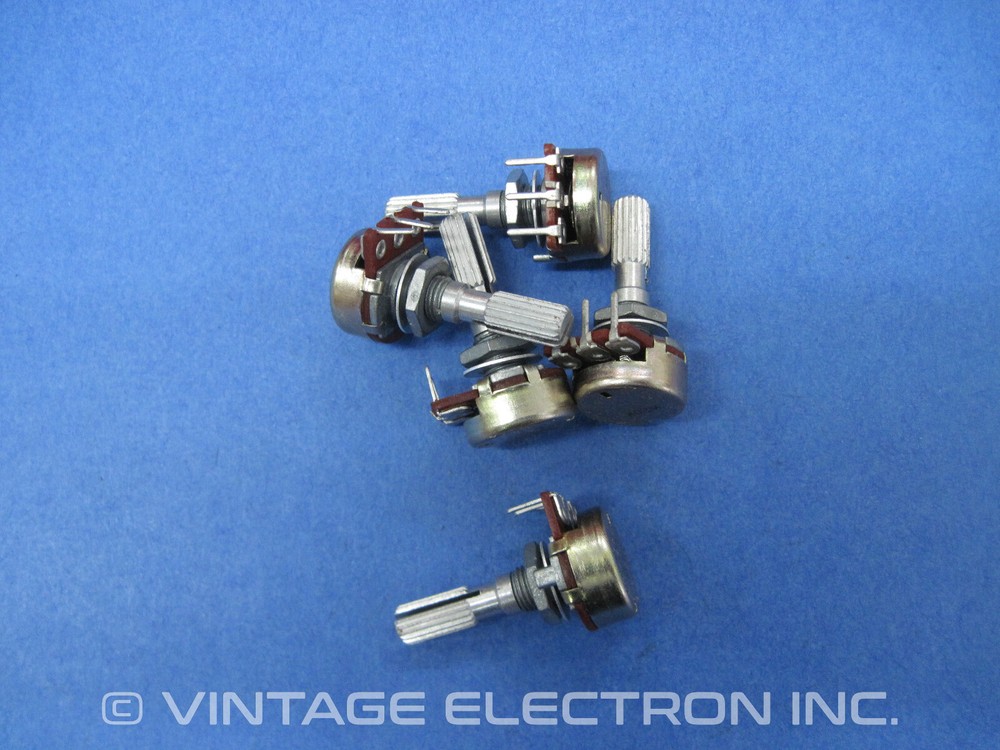 (5) NOS PANASONIC LINEAR CONTROL 20K OHM (20KOhm) Potentiometer (w/ Nut, Washer)