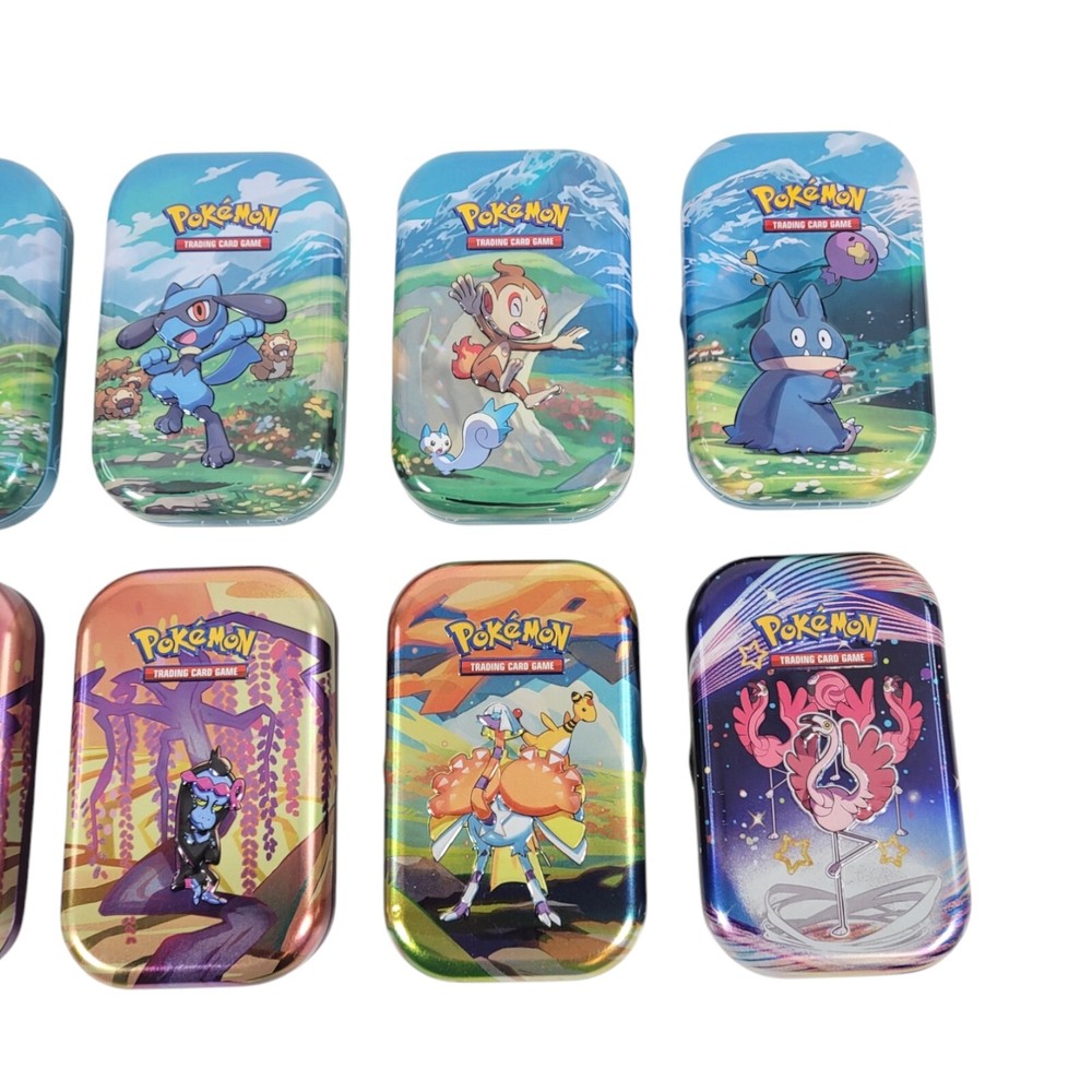Official Pokemon Mini Tin Bundle x 10 - (Empty)