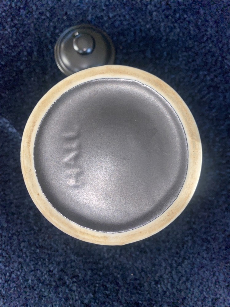 Vtg Hall Black Matte Coffepot