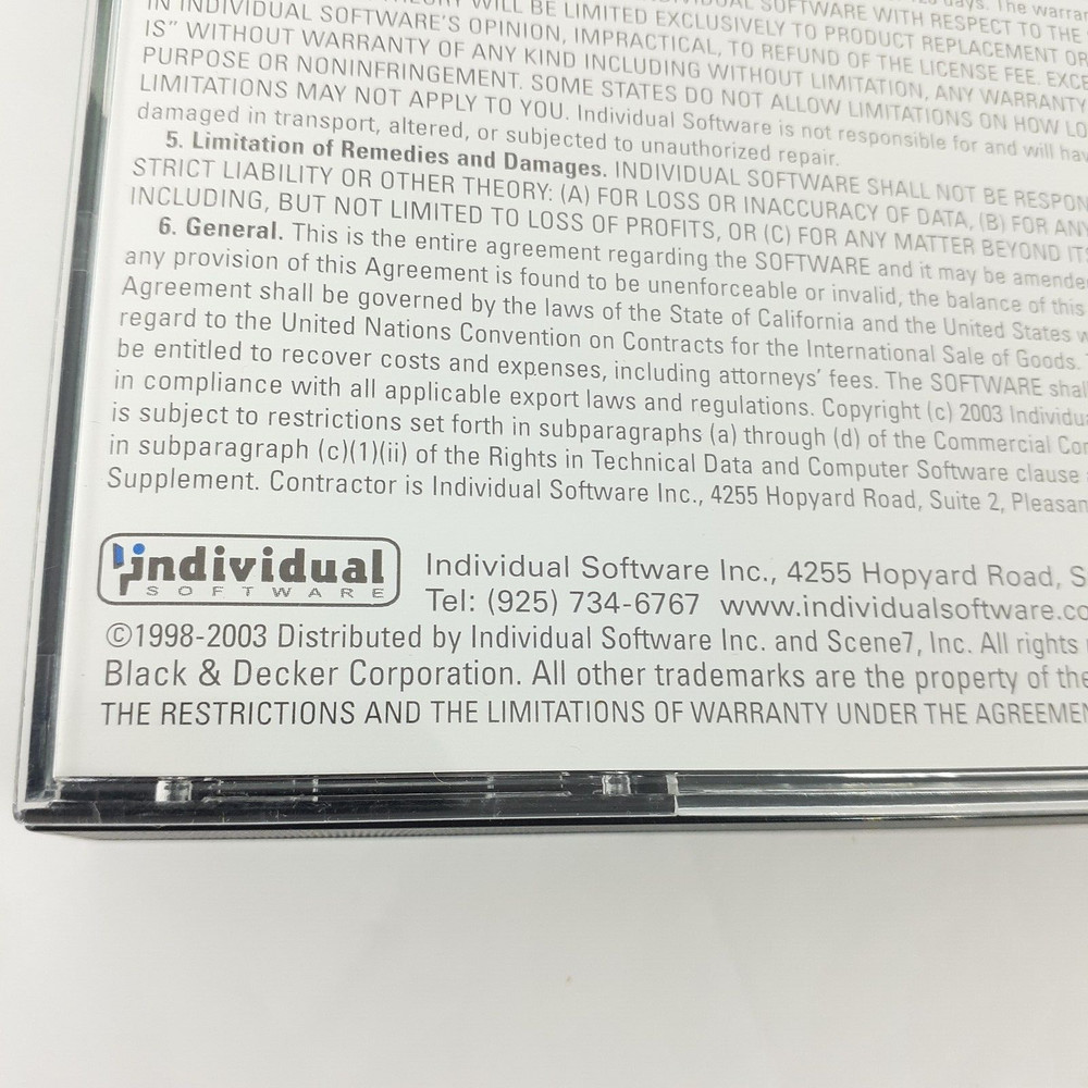 Total 3D Landscape Deluxe 6.0 software PC CD 3-Disc Set Guide 2003 Win XP/98