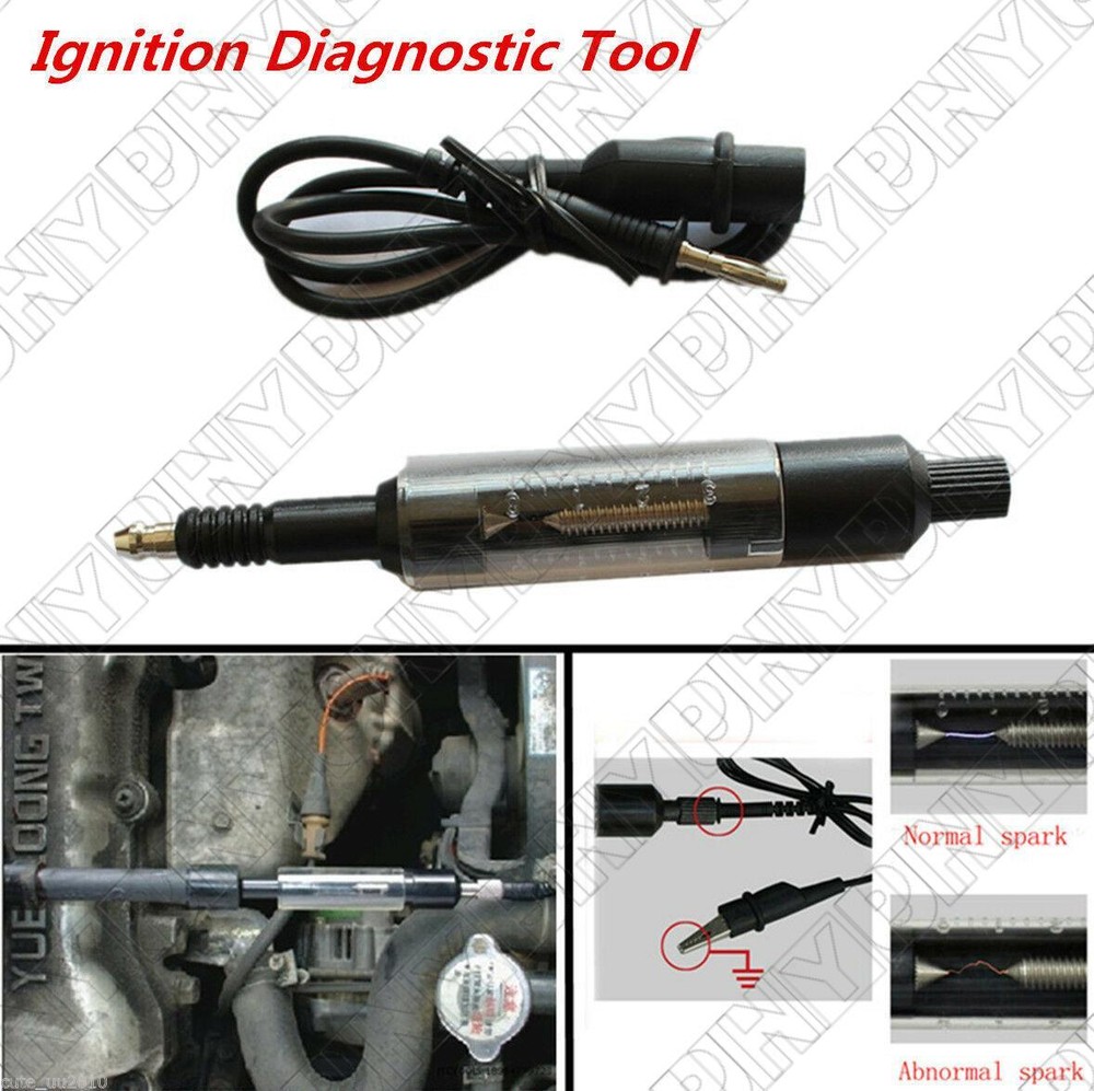Spark Plug Tester Coil Overs Detector Autos Ignition System Diagnostic Test Tool