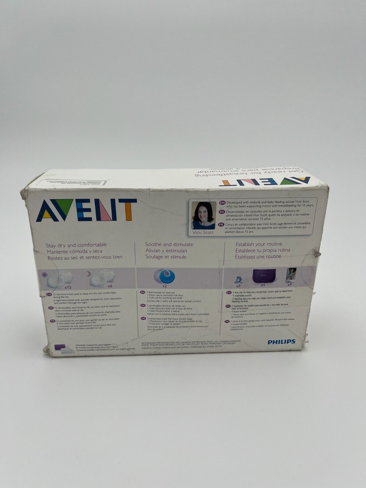 Philips AVENT SCF257/01 Breast Care Essentials Set NEW!