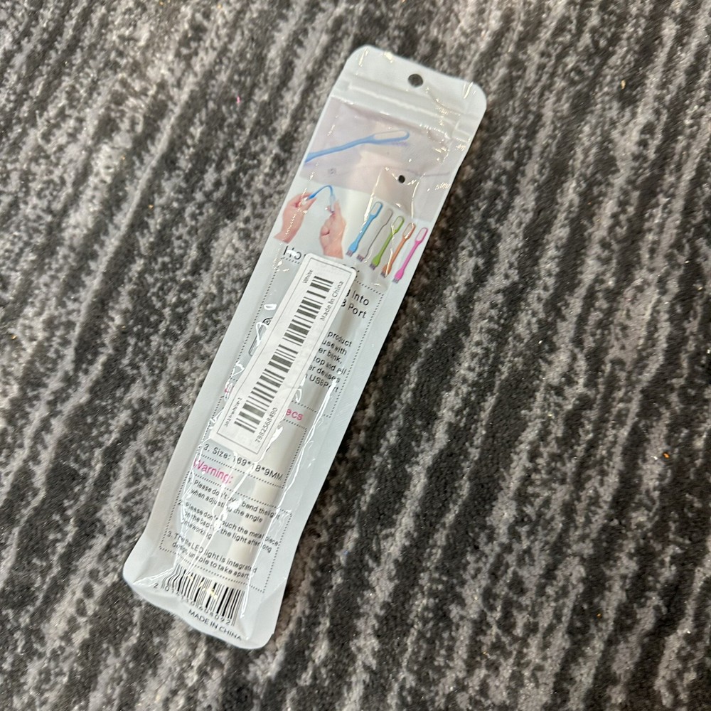 Flexible USB LED Light Lamp White Computer Study Reading Notebook Laptop PC New