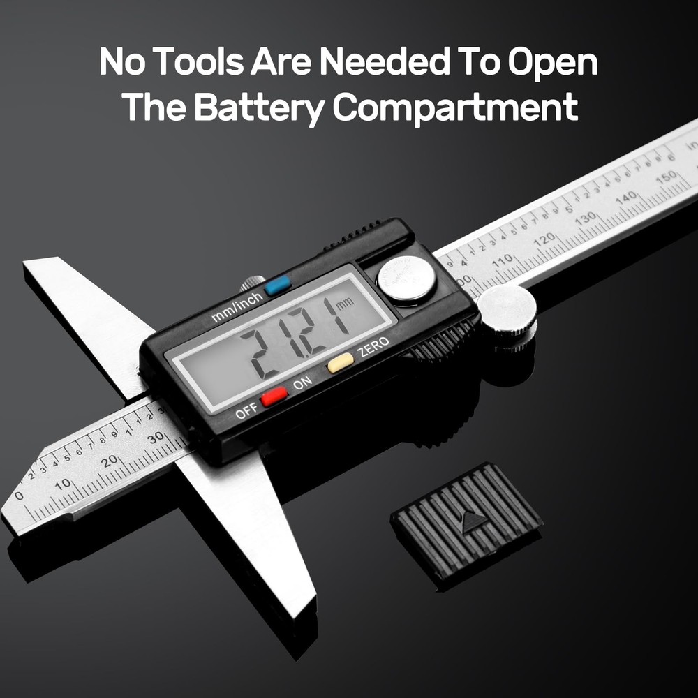 Digital Depth Caliper Electronic Depth Gauge Caliper Depth Rule for Accurate ...