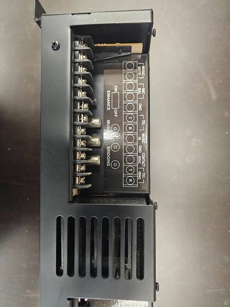 Bogen TPU100B Telephone Paging Amplifier 100-Watt