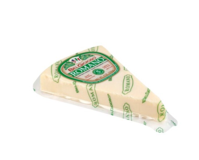 BelGioioso Romano Cheese Wedge, 8 oz ( 2 Pack)