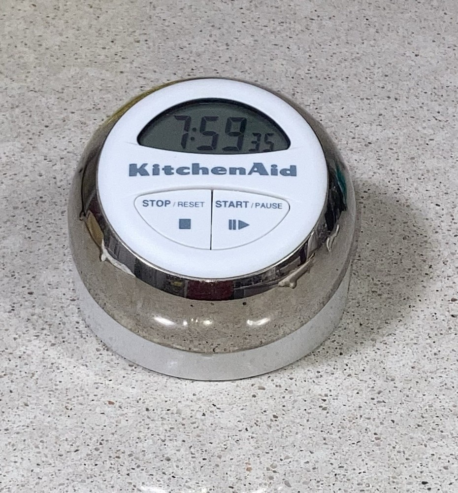 KitchenAid Digital Timer Cooks Series White & Chrome