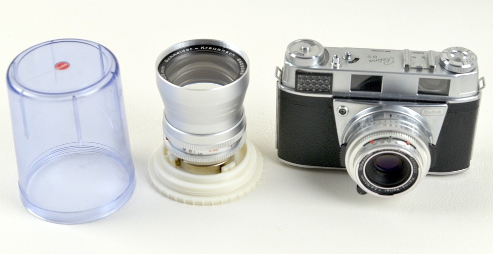 Kodak Retina IIIs, rangefinder camera with 2 lenses - Nice