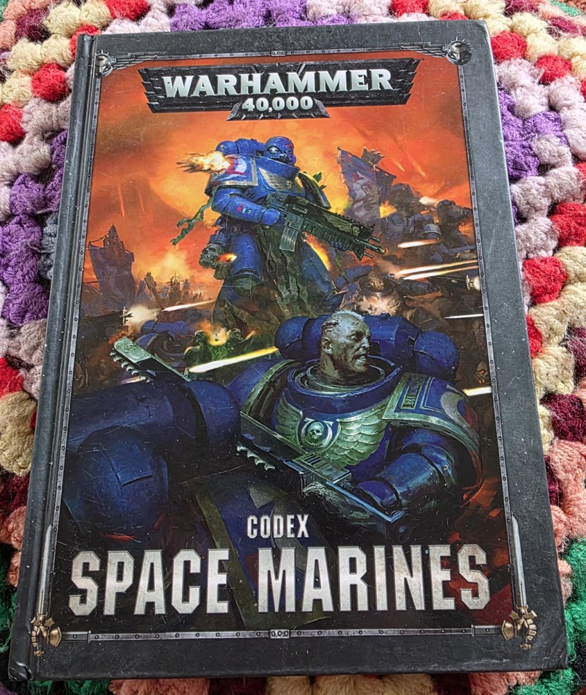 Warhammer 40k Codex Space Marines hardback  book