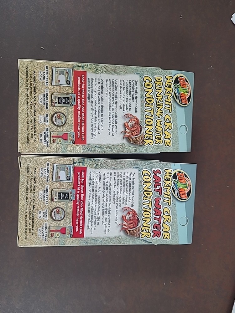 Hermit Crab Drinking Water Conditioner Part 1 And Part 2