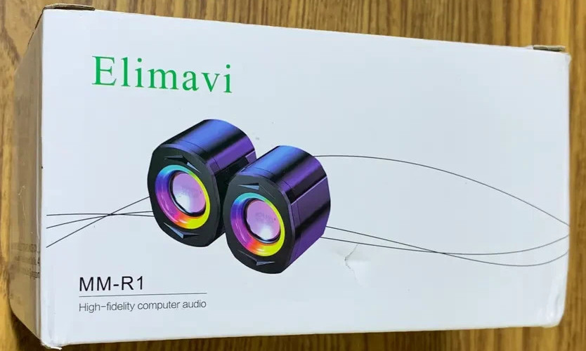 2.0 Speaker System, PC Game Speaker, USB Powered Audio System, 3.5mm Audio Input