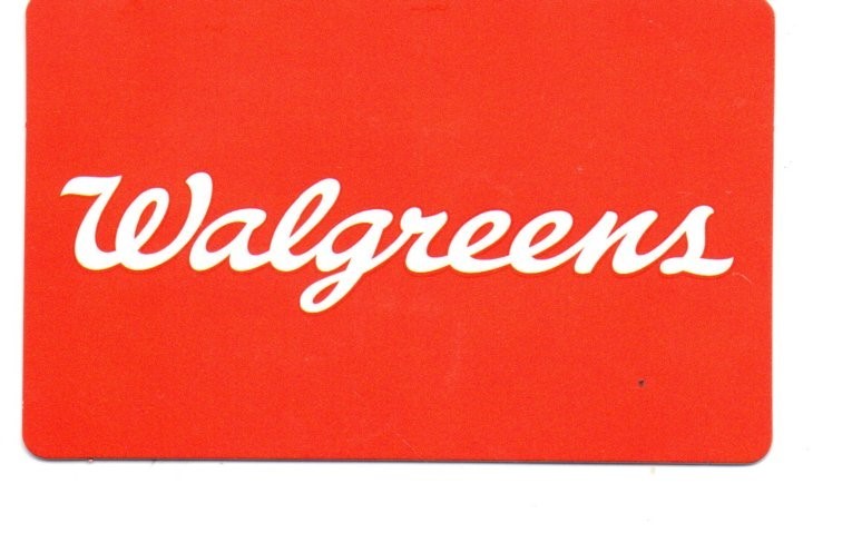 Walgreens Basic Red Gift Card No $ Value Collectible