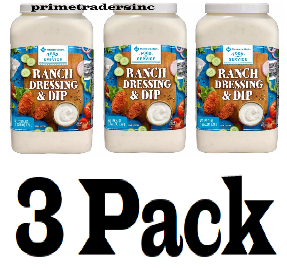 3 Pack - Member's Mark Ranch Dressing (1 gal.)