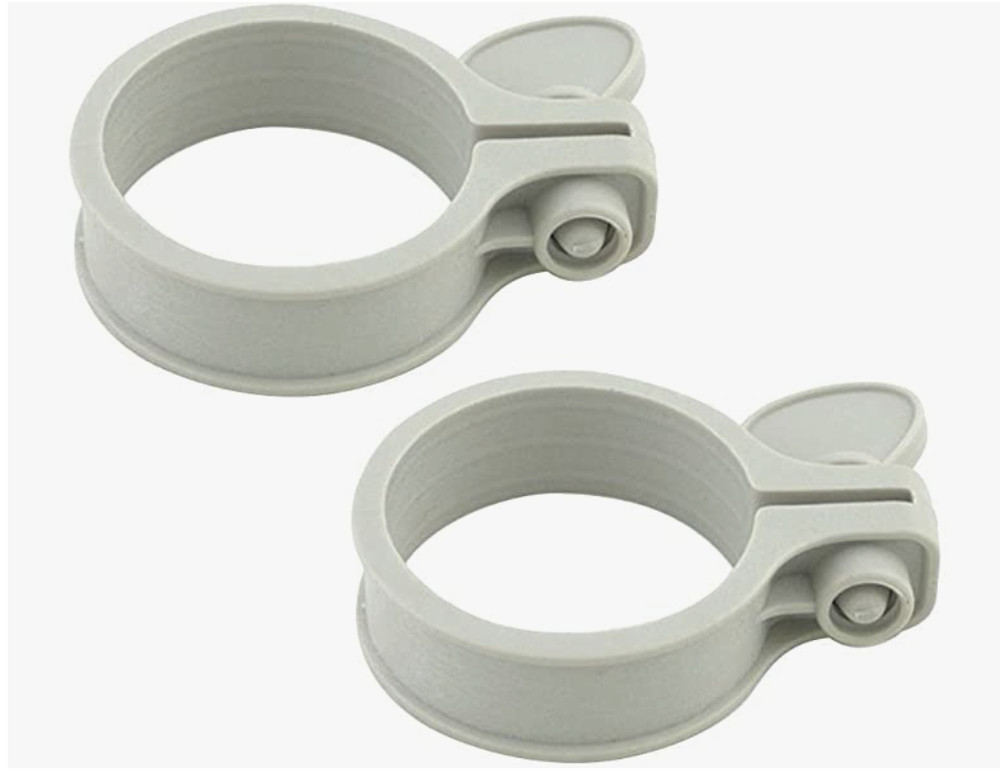 Replacement for Summer Waves Plastic 1.25" Hose Clamp (2 pack)