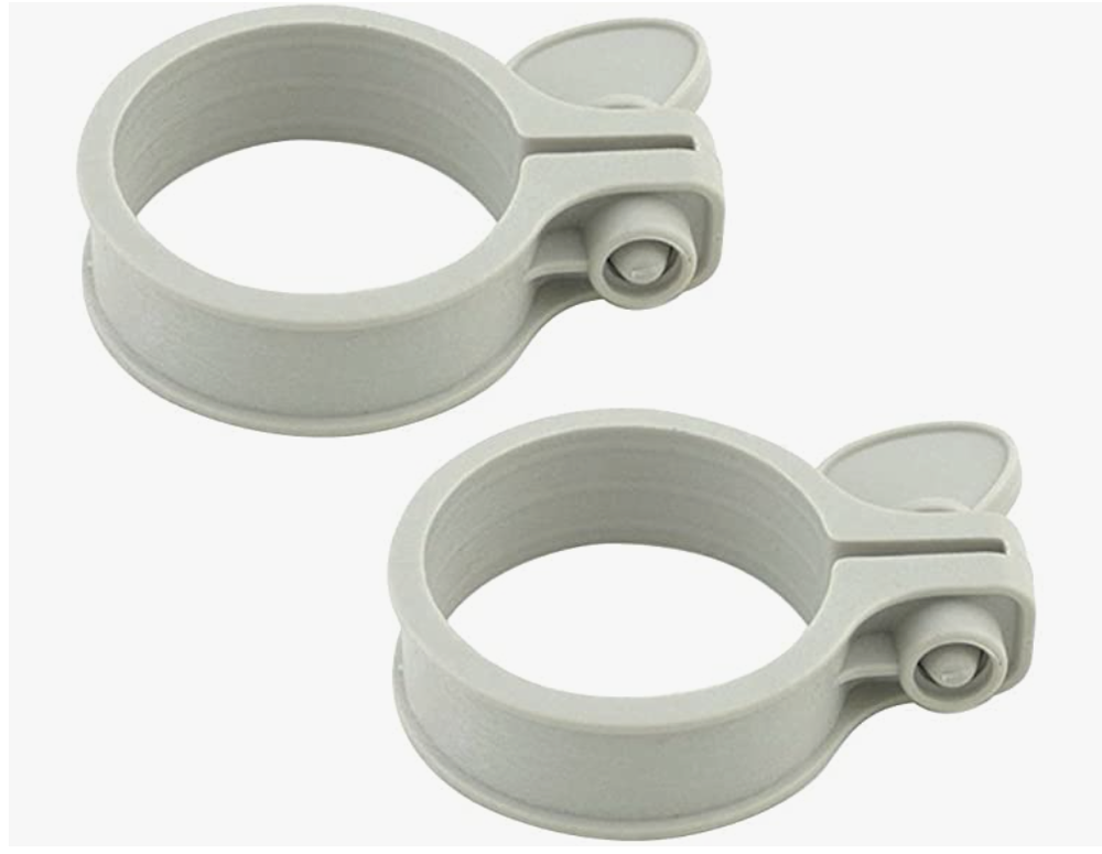 Replacement for Summer Waves Plastic 1.25" Hose Clamp (2 pack)