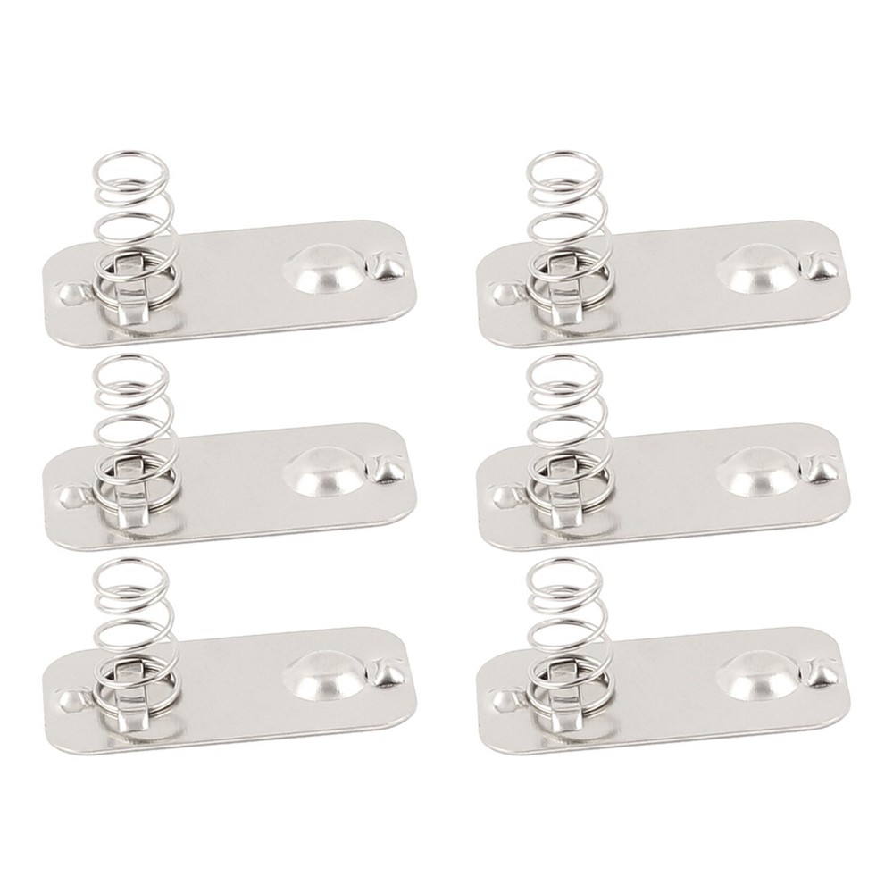 30 PACK AA Battery Positive Negative Conversion Spring Contact Plate Metal