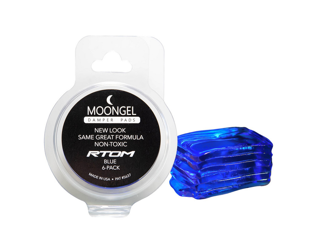 RTOM Moongel Damper Pad - 6 Pack - Blue