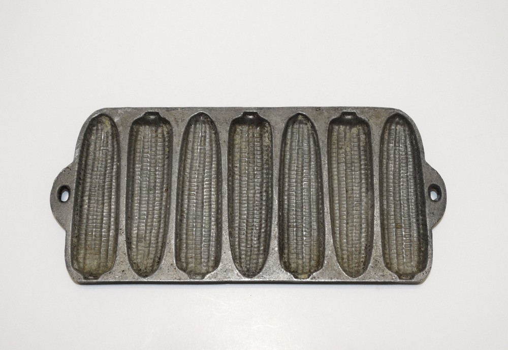 Corncob Cornbread Pan Aluminum Vintage