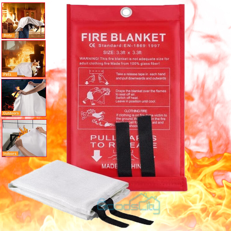 39''X39'' Prepared Emergency Fire Blanket Fire Suppression Blanket Quick Release