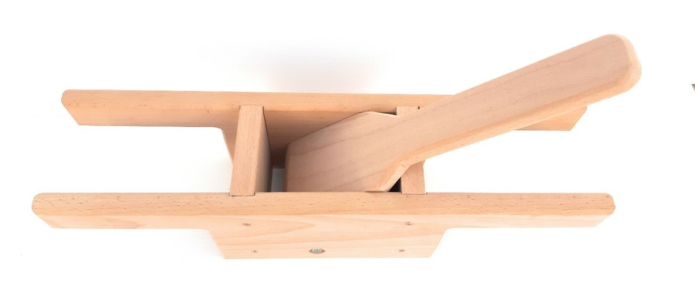 Handcrafted Beech Wood Olive Crusher