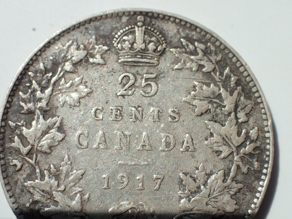 1917 Canada 25 Cents