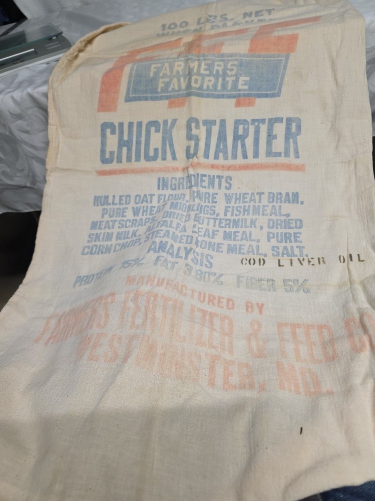 farmers fertilizer & feed westminster md Feed Sack