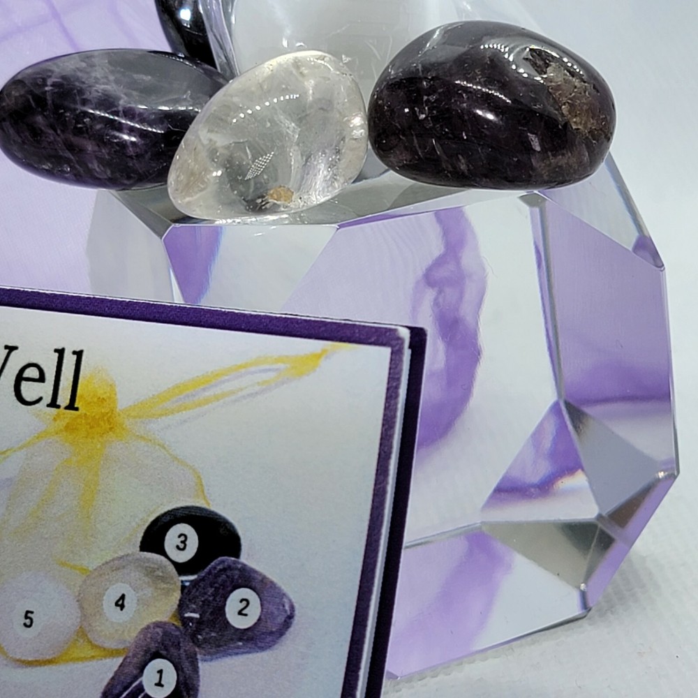 Sleep Well Crystals And Guide Gift Bagged.