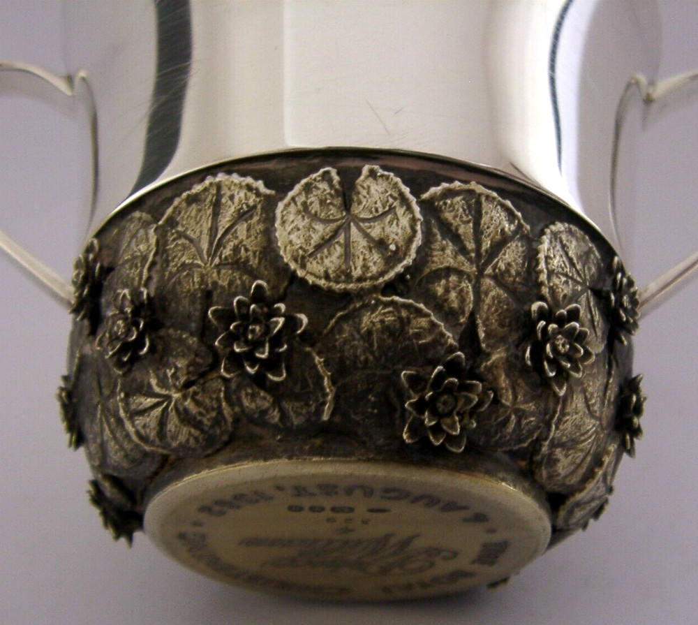 STUART DEVLIN SOLID STERLING SILVER GILT PRINCE WILLIAM CHRISTENING CUP 1982