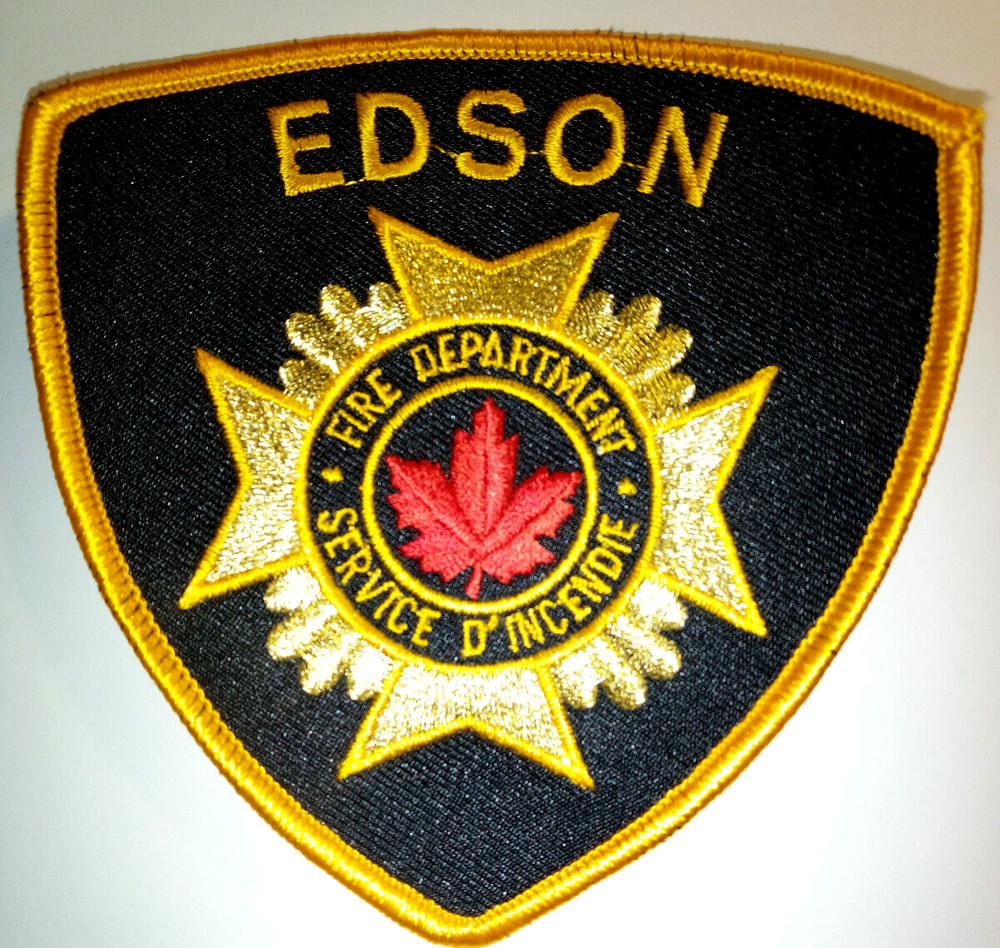 Edson Fire Department Patch Badge Crest