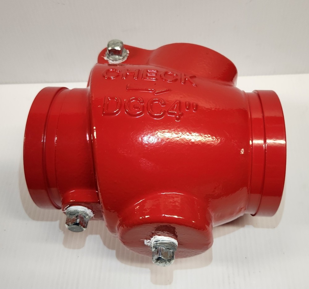 4" GROOVED CHECK VALVE WP 300PSI