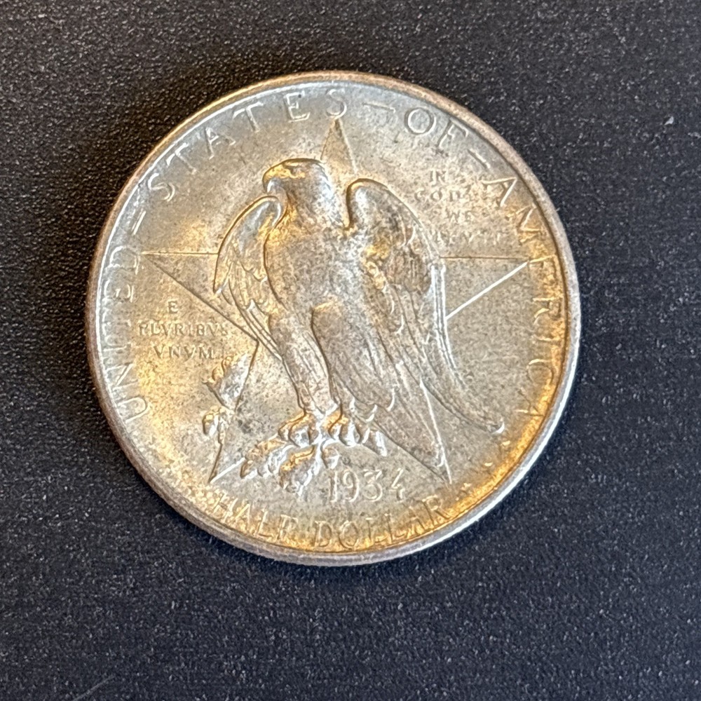 1934 Texas Commemorative Silver Half Dollar